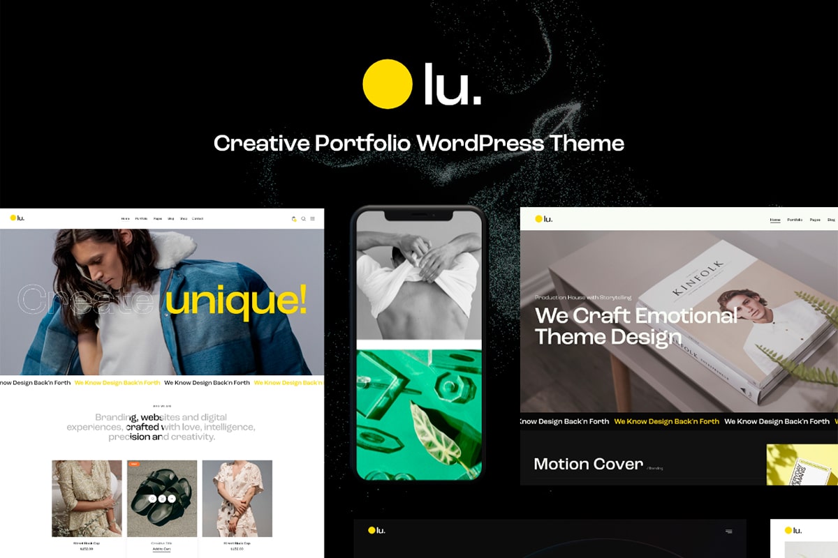 Lunna - Creative Portfolio WordPress Theme